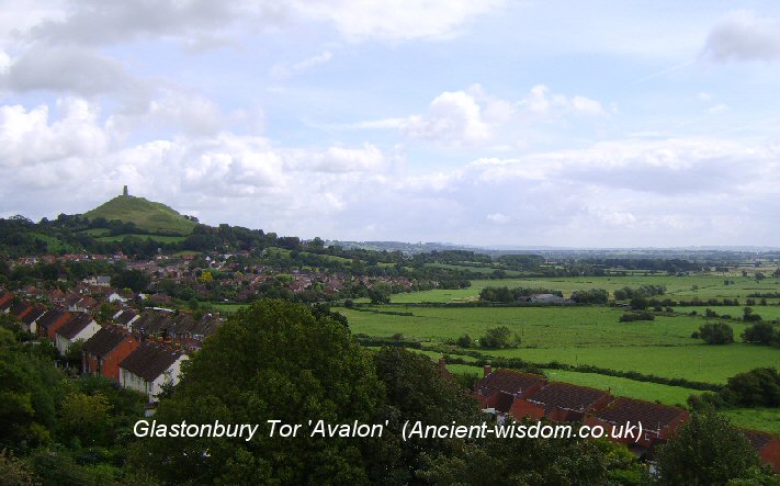 Glastonbury Tor 'Avalon'. (ancient-wisdom.com)